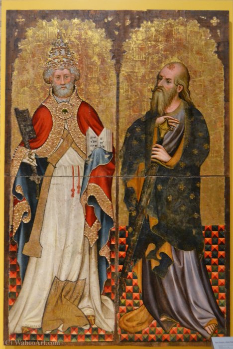 Order Oil Painting Replica St. Peter and Paul by Joan Mates (1370-1431, Spain) | ArtsDot.com