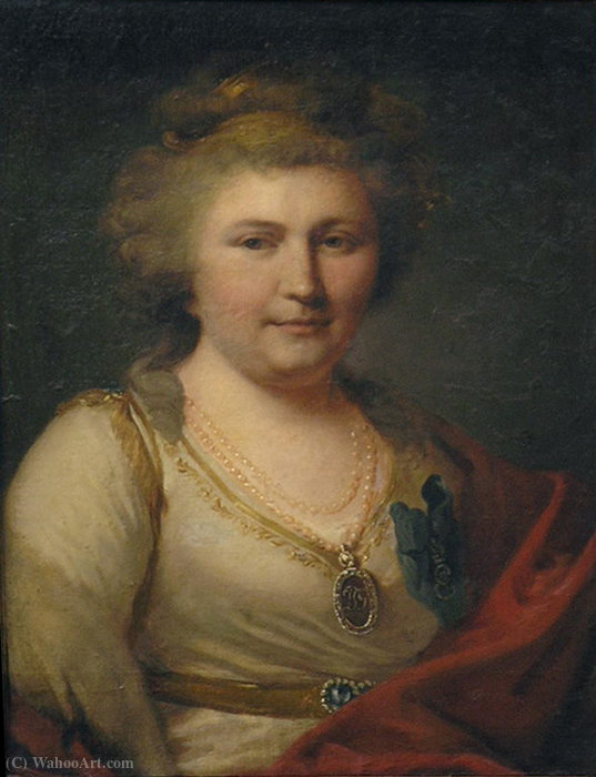 Order Oil Painting Replica Barbara golicyn by Johann Baptist I Lampi (1751-1830, Austria) | ArtsDot.com