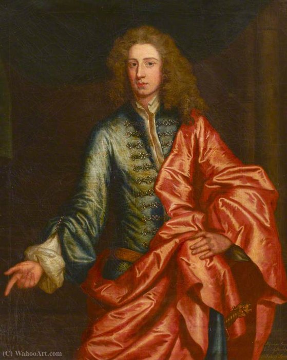 Buy Museum Art Reproductions Algernon Seymour (1684–1750), Earl of Hertford, Later 7th Duke of Somerset by John Vanderbank (1694-1739, United Kingdom) | ArtsDot.com