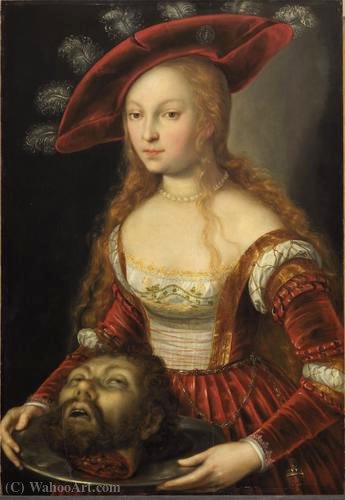 Buy Museum Art Reproductions Salome with the head of John the Baptist by Joseph The Younger Heintz (1600-1678, Germany) | ArtsDot.com