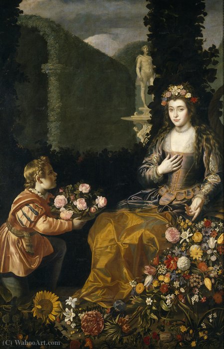 Order Oil Painting Replica Offering a Flora by Juan Van Der Hamen (1596-1631, Spain) | ArtsDot.com