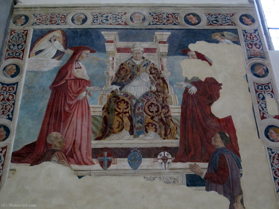 Order Oil Painting Replica Arezzo, M.S. graces, int. 10 Lorentino d`arezzo by Lorentino D'arezzo (1430-1506, Italy) | ArtsDot.com