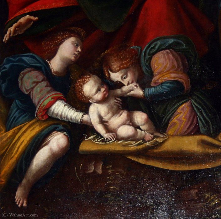 Order Oil Painting Replica Nativity by Marco D' Oggiono (1475-1530, Italy) | ArtsDot.com