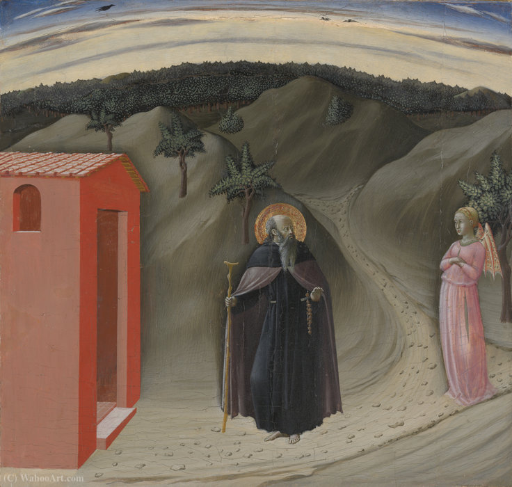Temptation of Saint Anthony Abbot by Master Of The Osservanza Master Of The Osservanza | ArtsDot.com