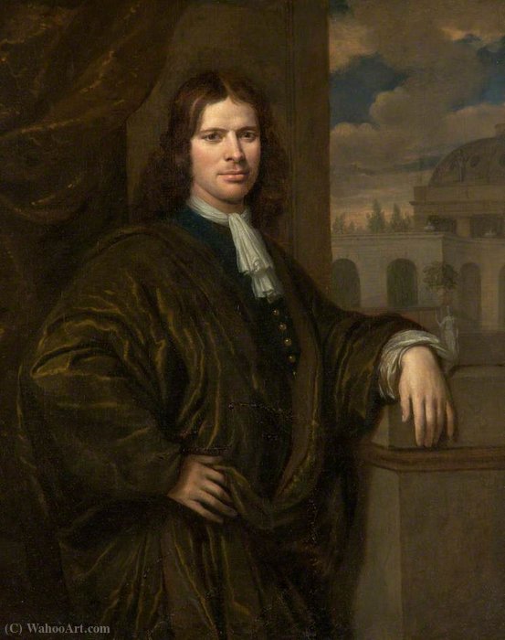 Order Art Reproductions Portrait of an Unknown Man by Michiel Van Musscher (1643-1705, Netherlands) | ArtsDot.com