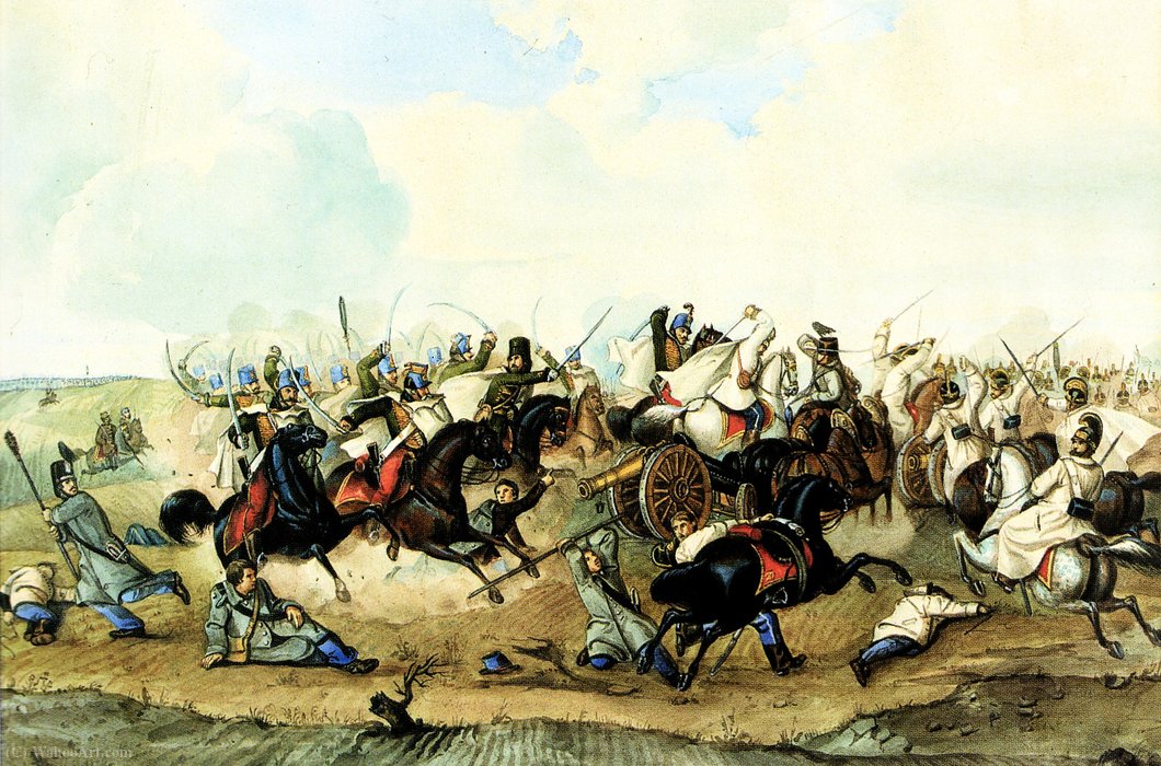 Order Artwork Replica Kápolnai battle Than by Mor Than (1828-1899, Serbia) | ArtsDot.com
