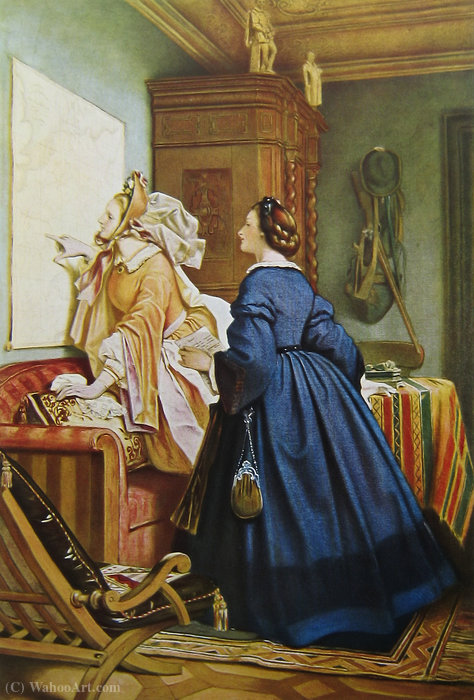Buy Museum Art Reproductions the Visit by Moritz Von Schwind (1804-1871, Austria) | ArtsDot.com