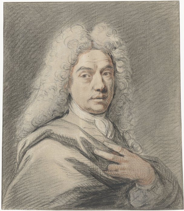 Order Paintings Reproductions Self portrait by Norbert Van Bloemen (1670-1746, Belgium) | ArtsDot.com