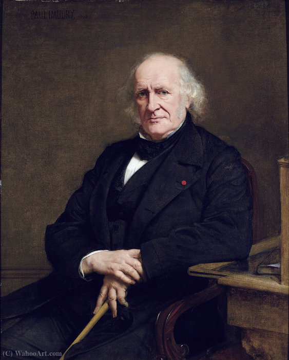 Order Art Reproductions Fortuné de Vergès by Paul-Jacques-Aimé Baudry (1828-1886, France) | ArtsDot.com