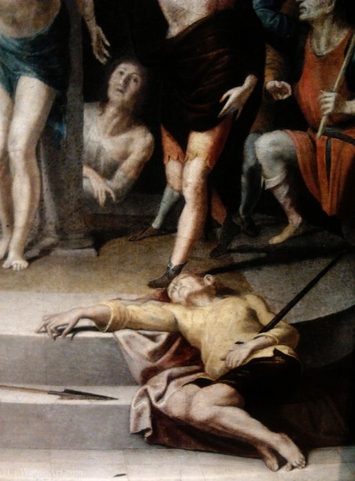 Buy Museum Art Reproductions Flagellation of Christ (detail). by Pedro De Campaña (1503-1586, Belgium) | ArtsDot.com