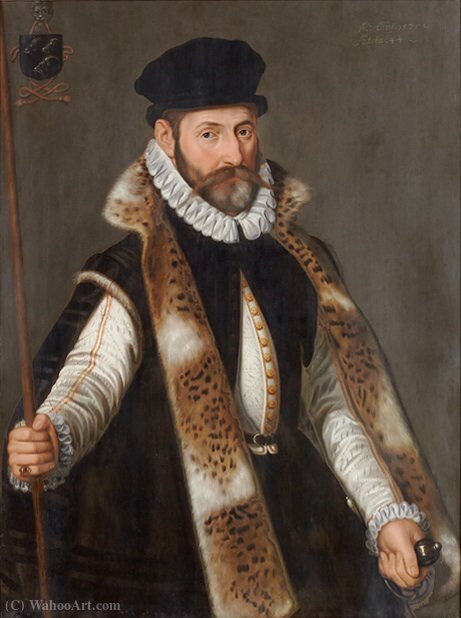Order Artwork Replica Portrait of Christian van der Goes by Pieter Pourbus (1524-1584, Netherlands) | ArtsDot.com