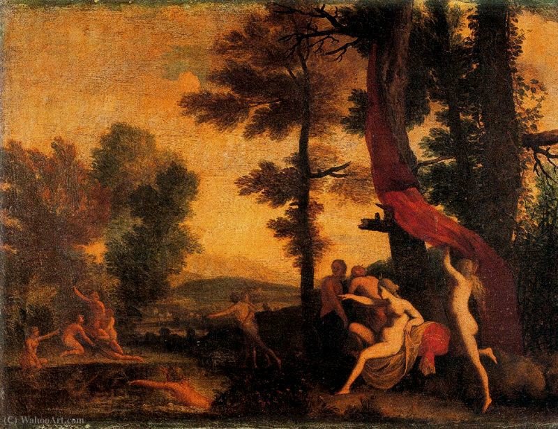 Order Paintings Reproductions Diana and Callisto nymph by Pietro Paolo Bonzi (1576-1636, Italy) | ArtsDot.com