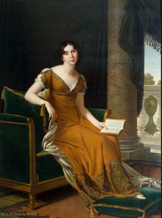 Order Oil Painting Replica Baronne Elisabeth Alexandrovna Stroganoff, épouse Demidoff by Robert Jacques François Lefèvre (1755-1830) | ArtsDot.com