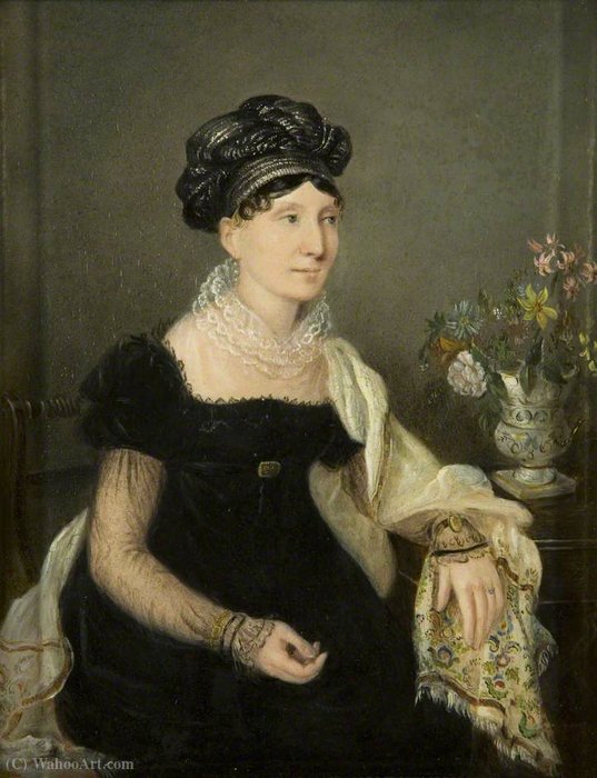 Order Oil Painting Replica Madame angelica catalani by Rolinda Sharples (1793-1838, United Kingdom) | ArtsDot.com
