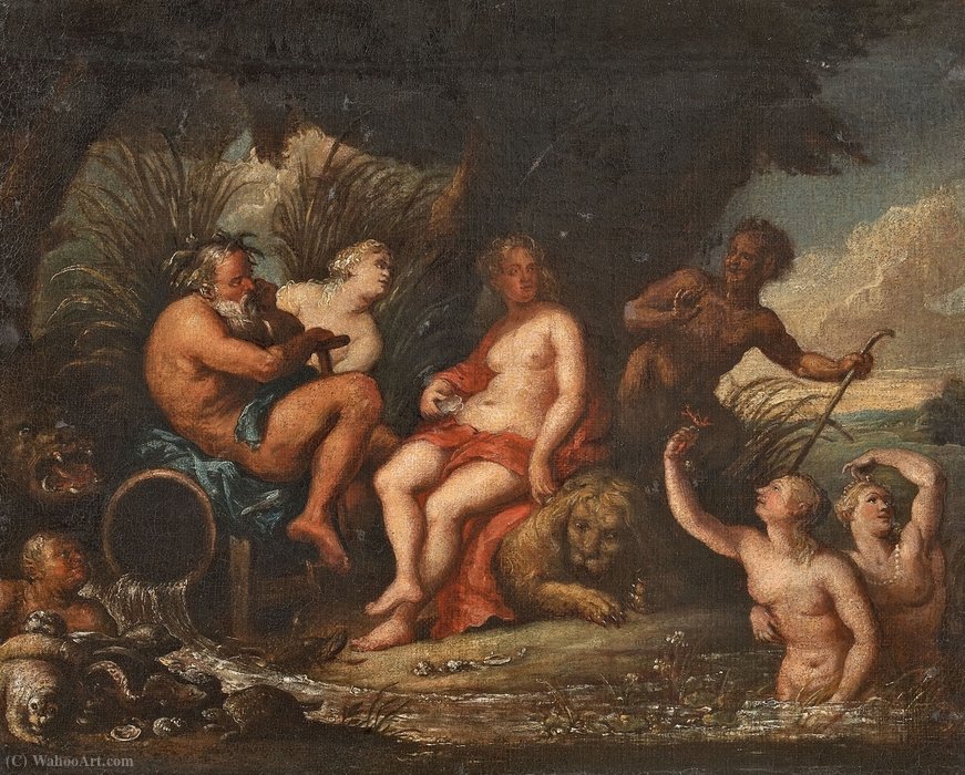 Order Oil Painting Replica Allegory of Water and Earth. by Theodor Van Thulden | ArtsDot.com