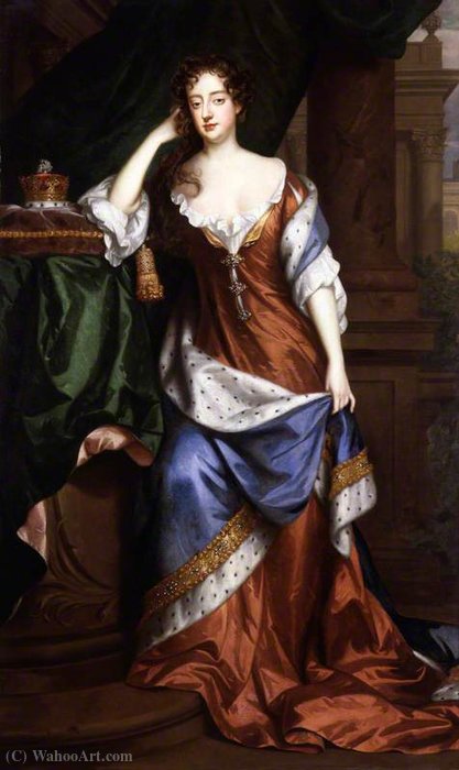 Order Oil Painting Replica Frances Teresa Stuart, Duchess of Richmond and Lennox by Willem Wissing (1656-1687, Netherlands) | ArtsDot.com