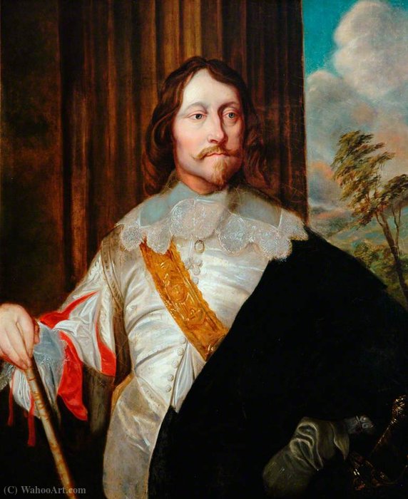 Order Oil Painting Replica Cavendish, Duke of Newcastle by William Charles Thomas Dobson (1610-1646, Germany) | ArtsDot.com