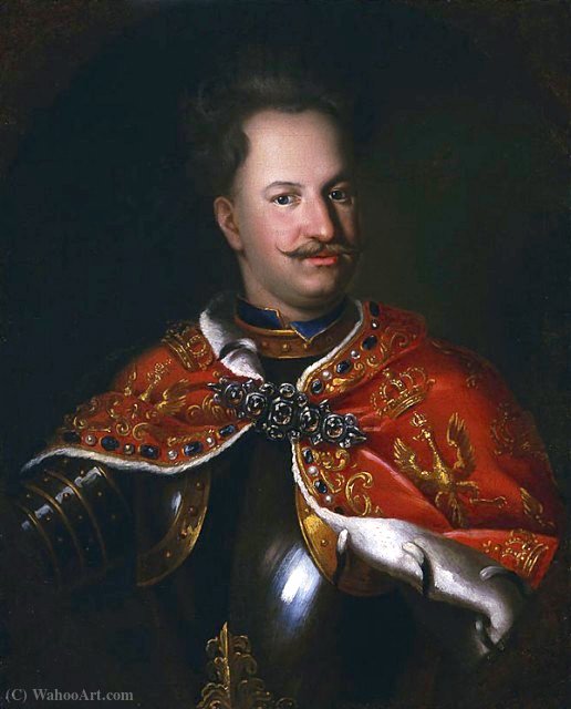 Buy Museum Art Reproductions Portrait of King Stanislaus Leszczyński. by Ádám Mányoki (1673-1757) | ArtsDot.com
