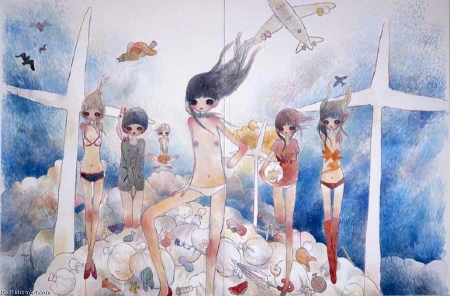 Nymphs of the stratosphere by Aya Takano Aya Takano | ArtsDot.com