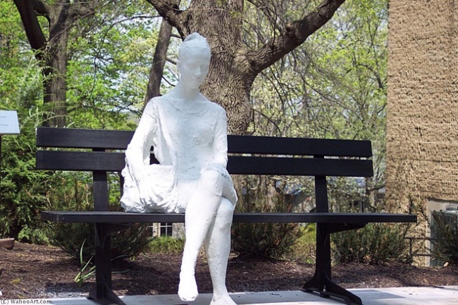 Woman on a bench by George Segal (1924-2000, United States) George Segal | ArtsDot.com