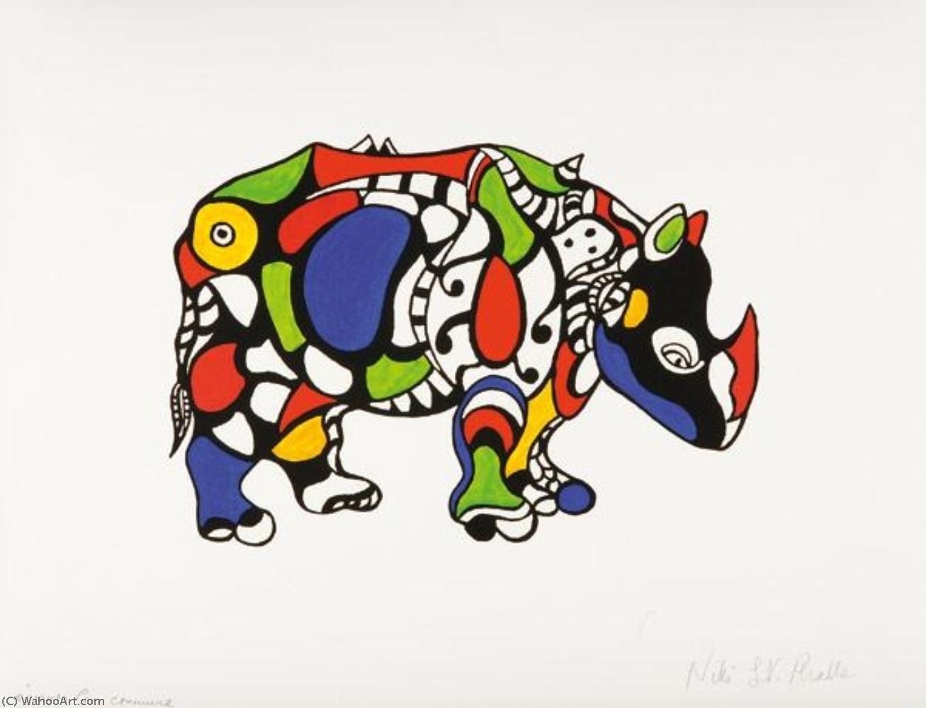 Rhinocéros by Niki De Saint Phalle (1930-2002, France) Niki De Saint Phalle | ArtsDot.com