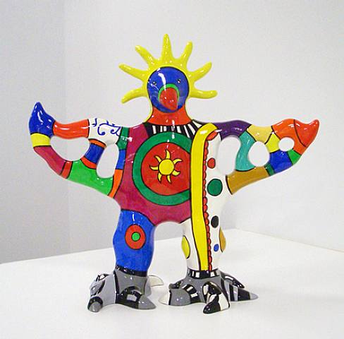 Sun god vase by Niki De Saint Phalle (1930-2002, France) Niki De Saint Phalle | ArtsDot.com
