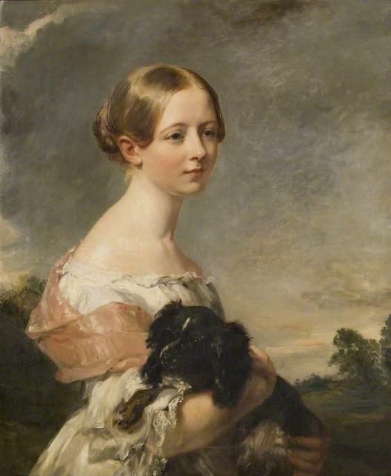 Order Oil Painting Replica Miss Theobald (Frances Jane, 1825 1841), 1840 by Margaret Sarah Carpenter (1793-1872) | ArtsDot.com