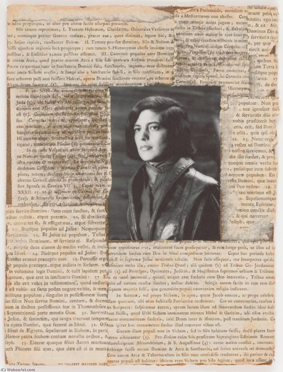 Buy Museum Art Reproductions Untitled (book jacket photograph of Susan Sontag) by Joseph Cornell (Inspired By) (1903-1972, United States) | ArtsDot.com