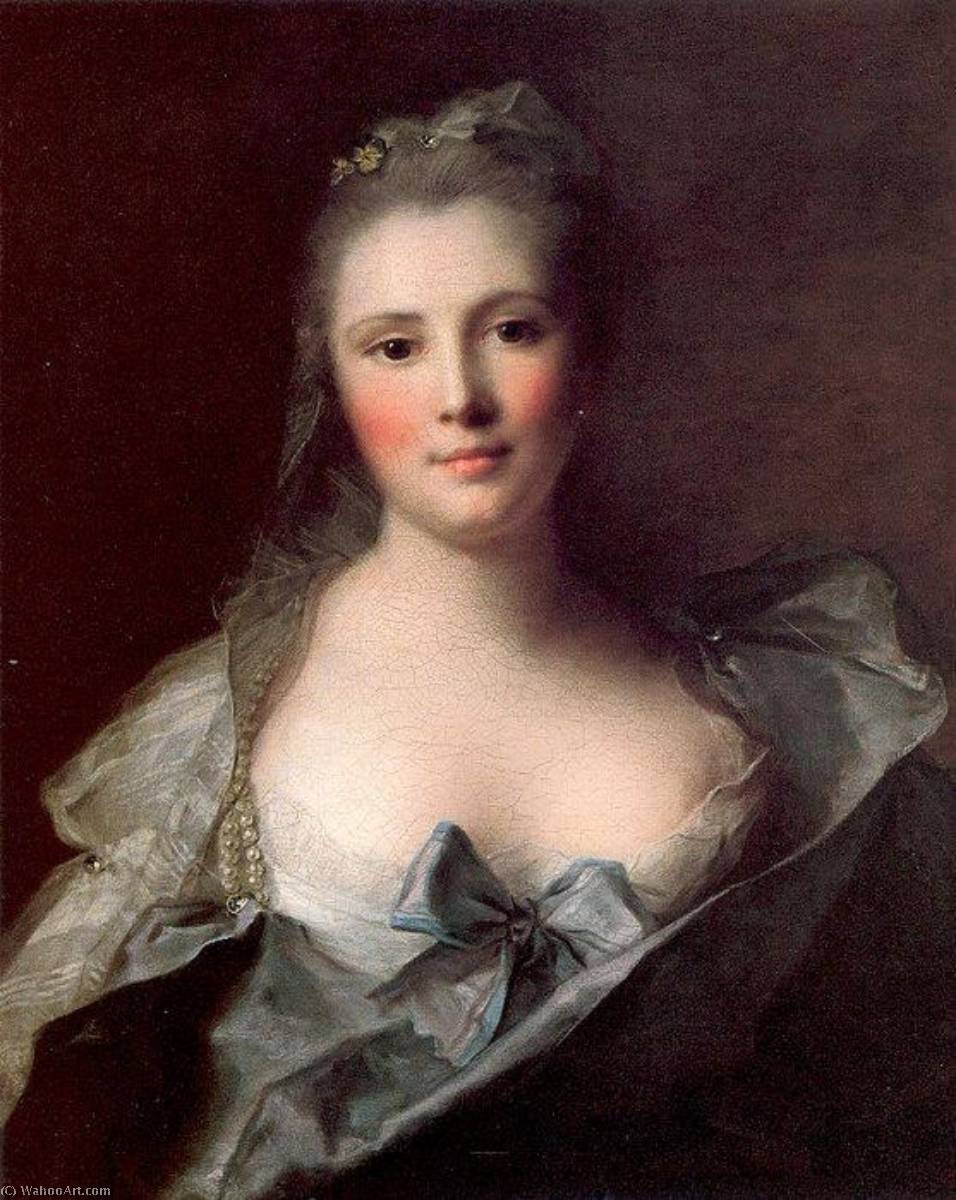 Order Oil Painting Replica Mademoiselle Marsollier, 1757 by Marc Nattier (1685-1766, France) | ArtsDot.com