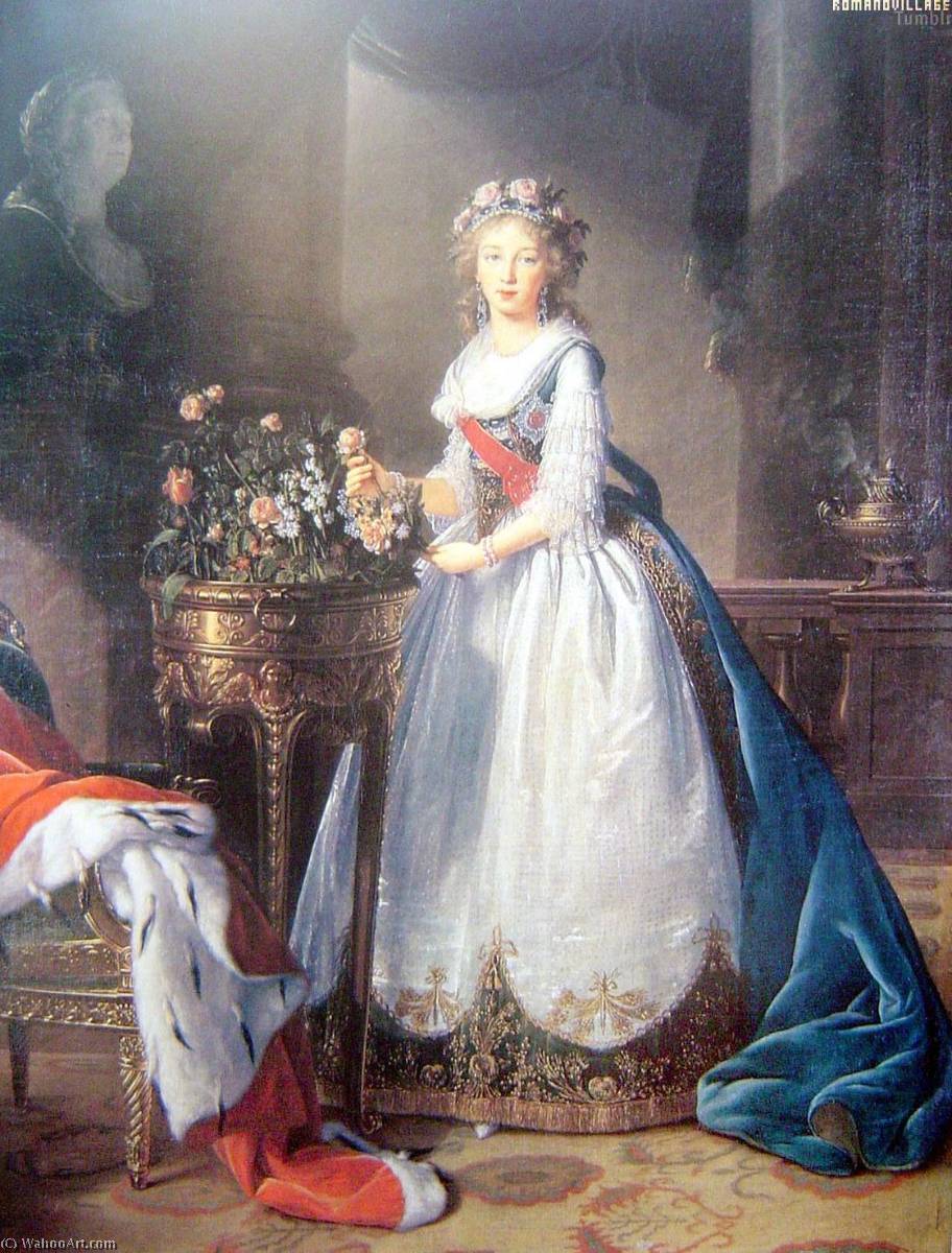 Buy Museum Art Reproductions Grand Duchess Elisabeth, 1795 by Elisabeth-Louise Vigée-Lebrun | ArtsDot.com