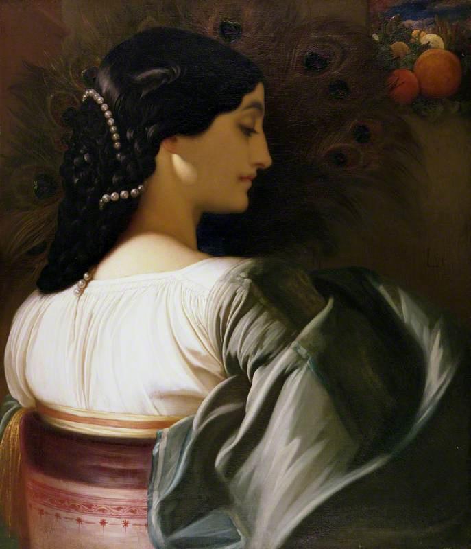 顺序 藝術再現 La nanna, Pavonia 。, 1859 通过 Lord Frederic Leighton | ArtsDot.com