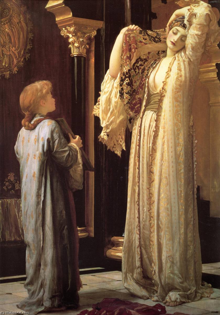Order Oil Painting Replica Light of the Harem, 1880 by Lord Frederic Leighton | ArtsDot.com