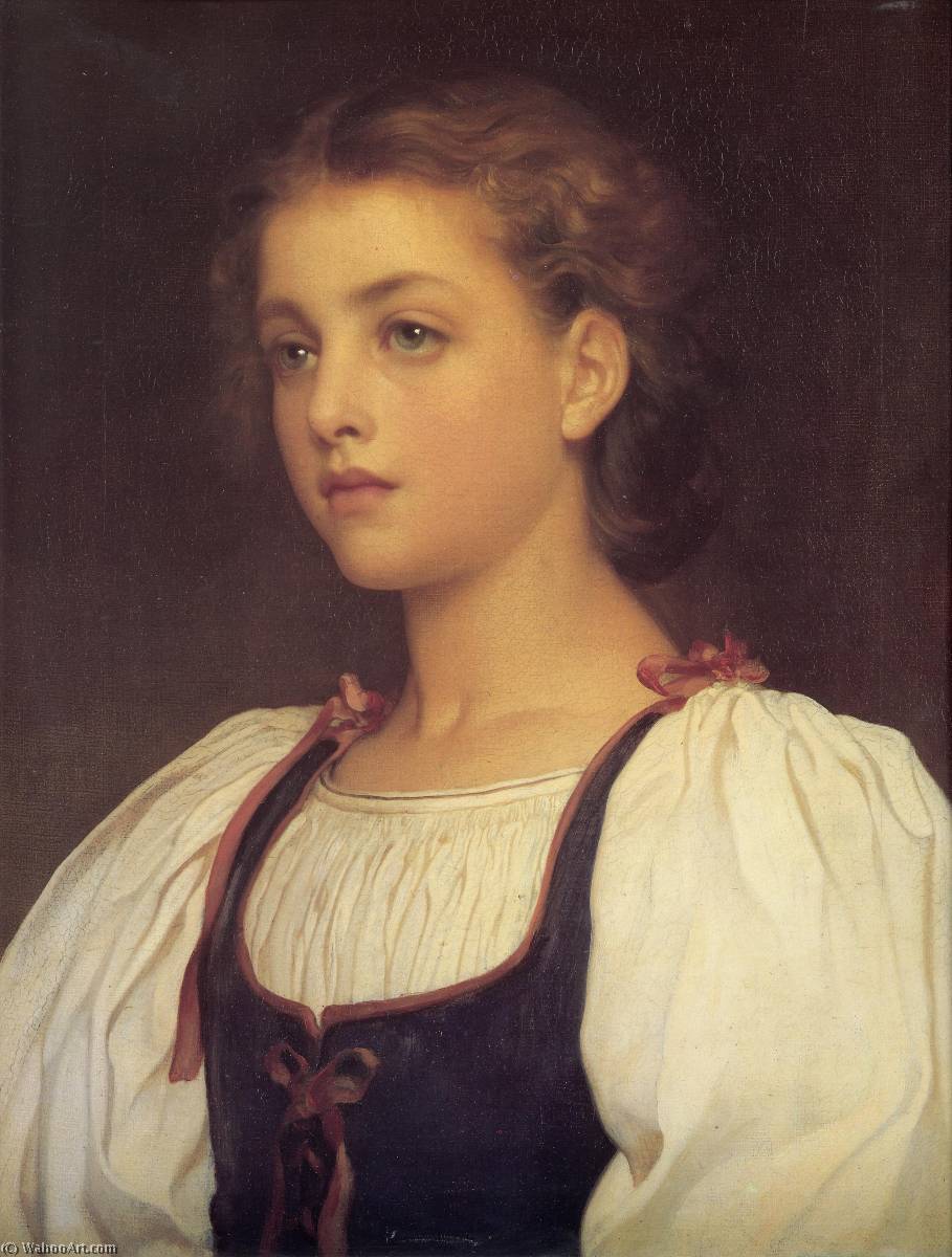 顺序 藝術再現 Biondina 。, 1879 通过 Lord Frederic Leighton | ArtsDot.com
