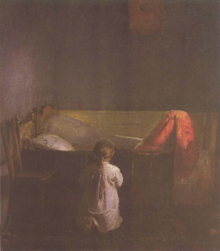 Order Paintings Reproductions Evening Prayer, 1888 by Anna Kirstine Ancher (1859-1935, Denmark) | ArtsDot.com