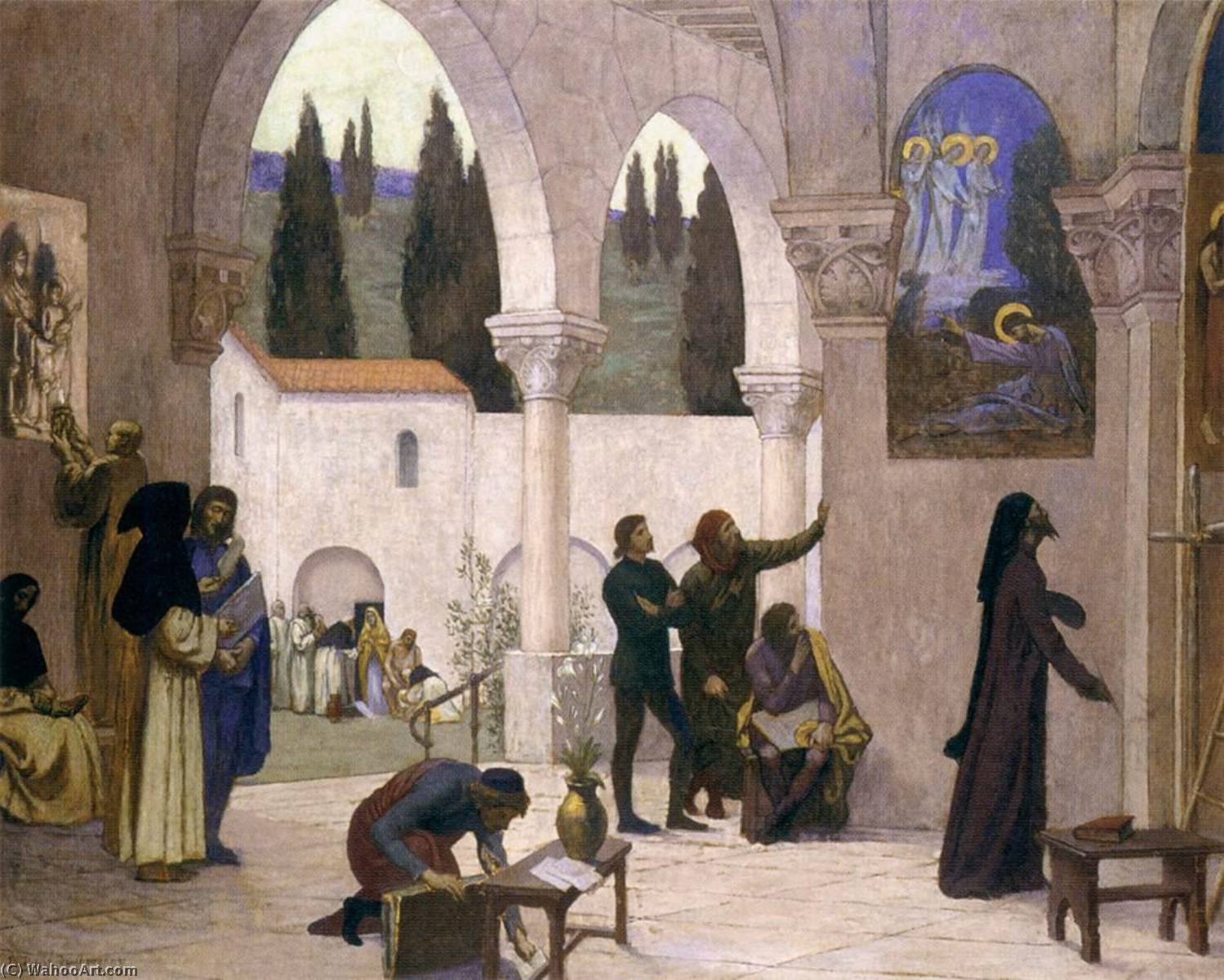 Buy Museum Art Reproductions Christian Inspiration, 1887 by Pierre Puvis De Chavannes (1824-1898, France) | ArtsDot.com