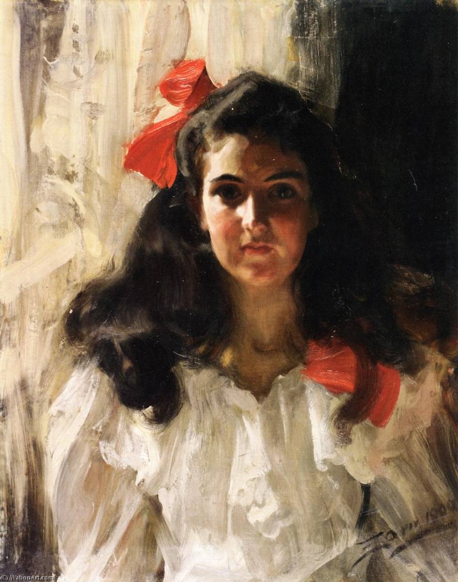 Order Oil Painting Replica Marie Cohn, 1900 by Anders Leonard Zorn (1860-1920, Sweden) | ArtsDot.com