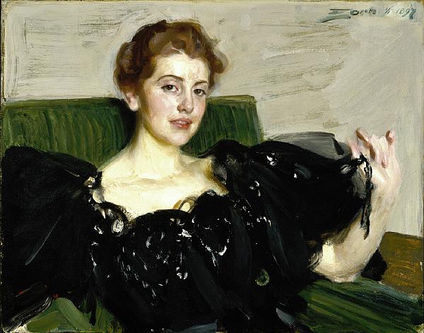 Order Paintings Reproductions Mrs. Lucy Turner Joy, 1897 by Anders Leonard Zorn (1860-1920, Sweden) | ArtsDot.com