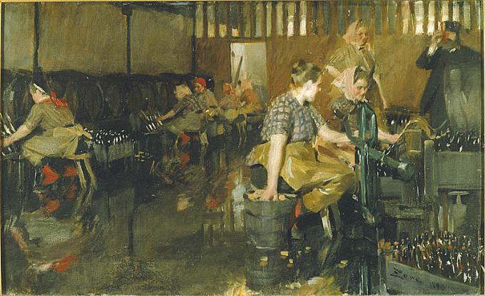 Order Art Reproductions The Little Brewery, 1890 by Anders Leonard Zorn (1860-1920, Sweden) | ArtsDot.com