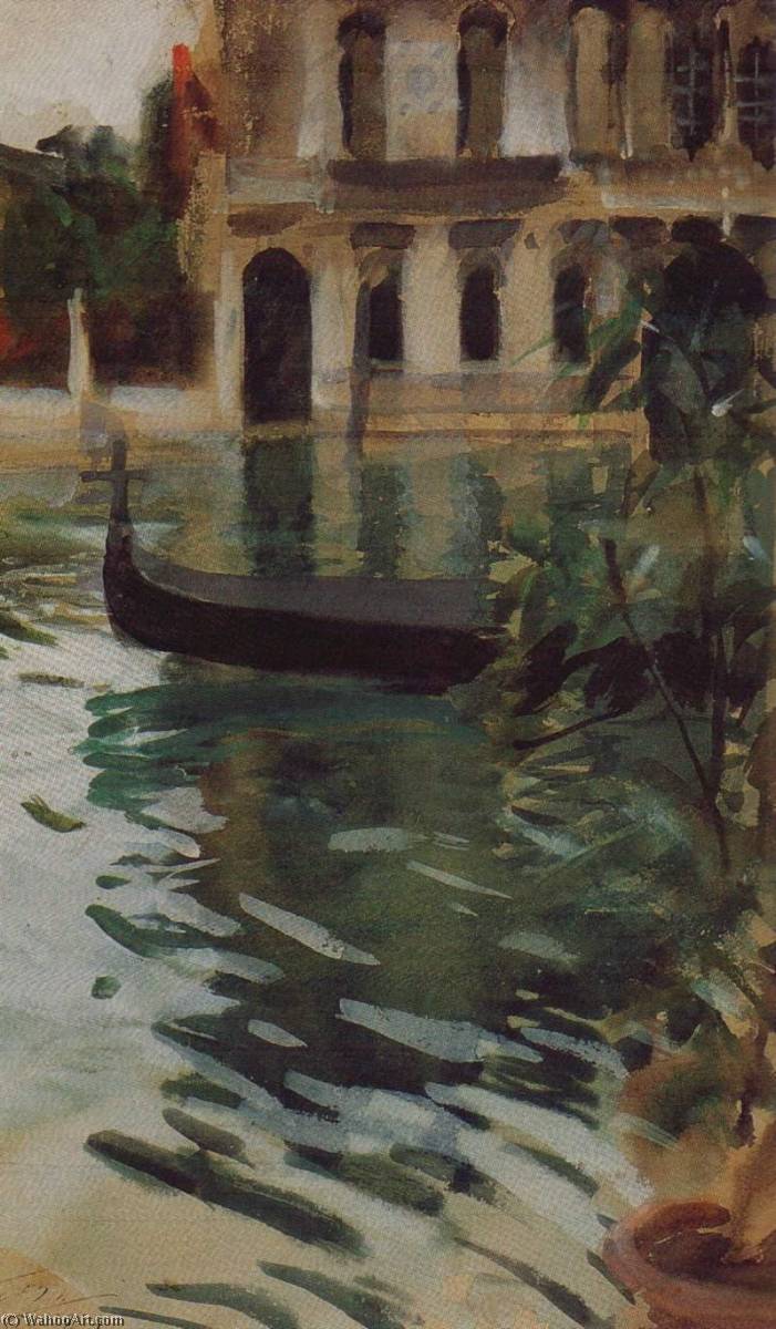 Pedir Grabados De Calidad Del Museo Gondola en frente del Palazzo Barbaro, 1894 de Anders Leonard Zorn (1860-1920, Sweden) | ArtsDot.com