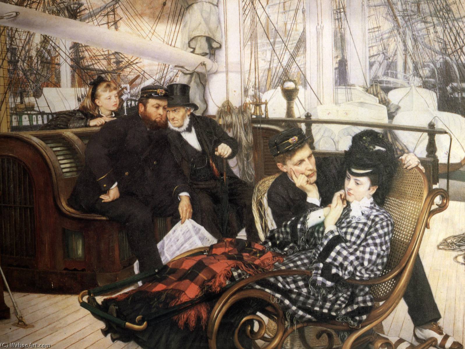 顺序 藝術再現 最后一个晚期。, 1873 通过 James Jacques Joseph Tissot (1836-1902, France) | ArtsDot.com