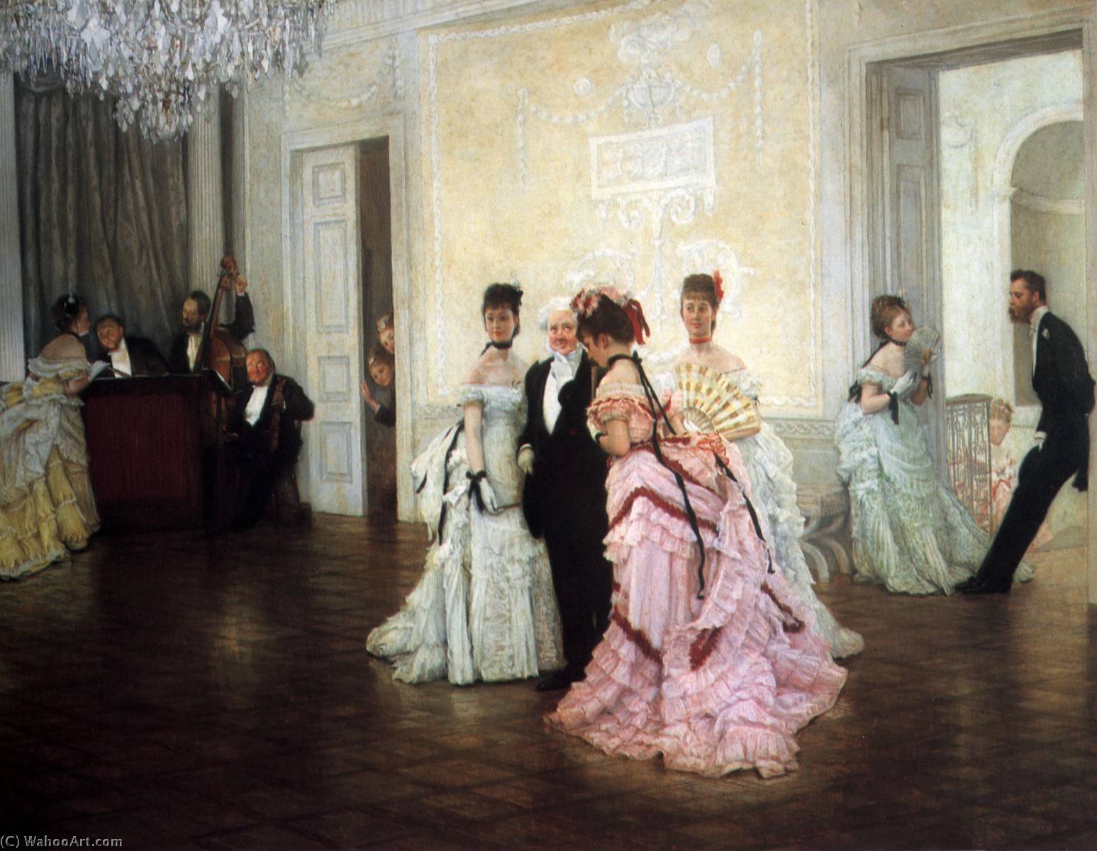 Compra Riproduzioni D'arte Del Museo Inglese Troppo presto, 1873 di James Jaques Joseph Tissot (1836-1902) | ArtsDot.com