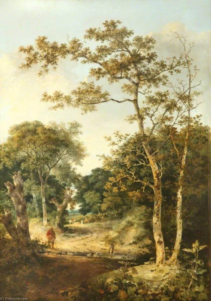 Order Paintings Reproductions Marlingford Grove, 1815 by John Crome (1768-1821, United Kingdom) | ArtsDot.com