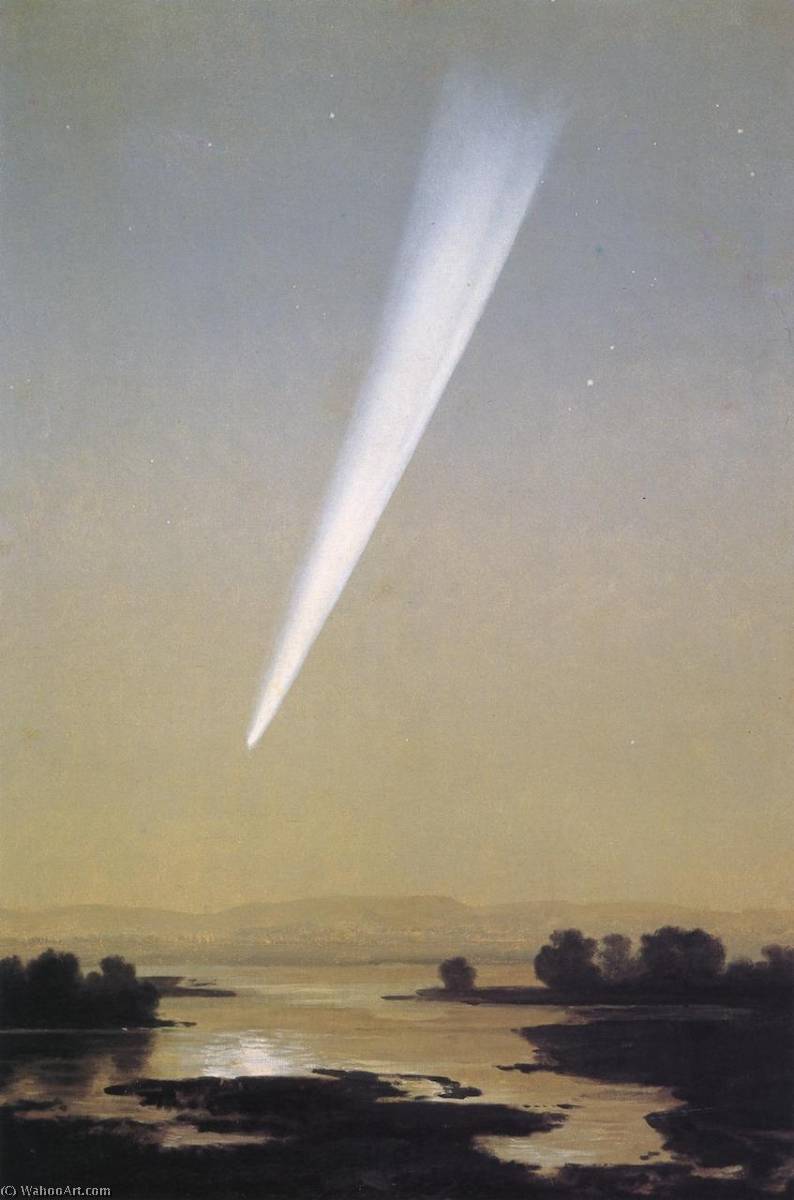 Order Art Reproductions Gran cometa de 1882 by José María Velasco (1840-1912) | ArtsDot.com