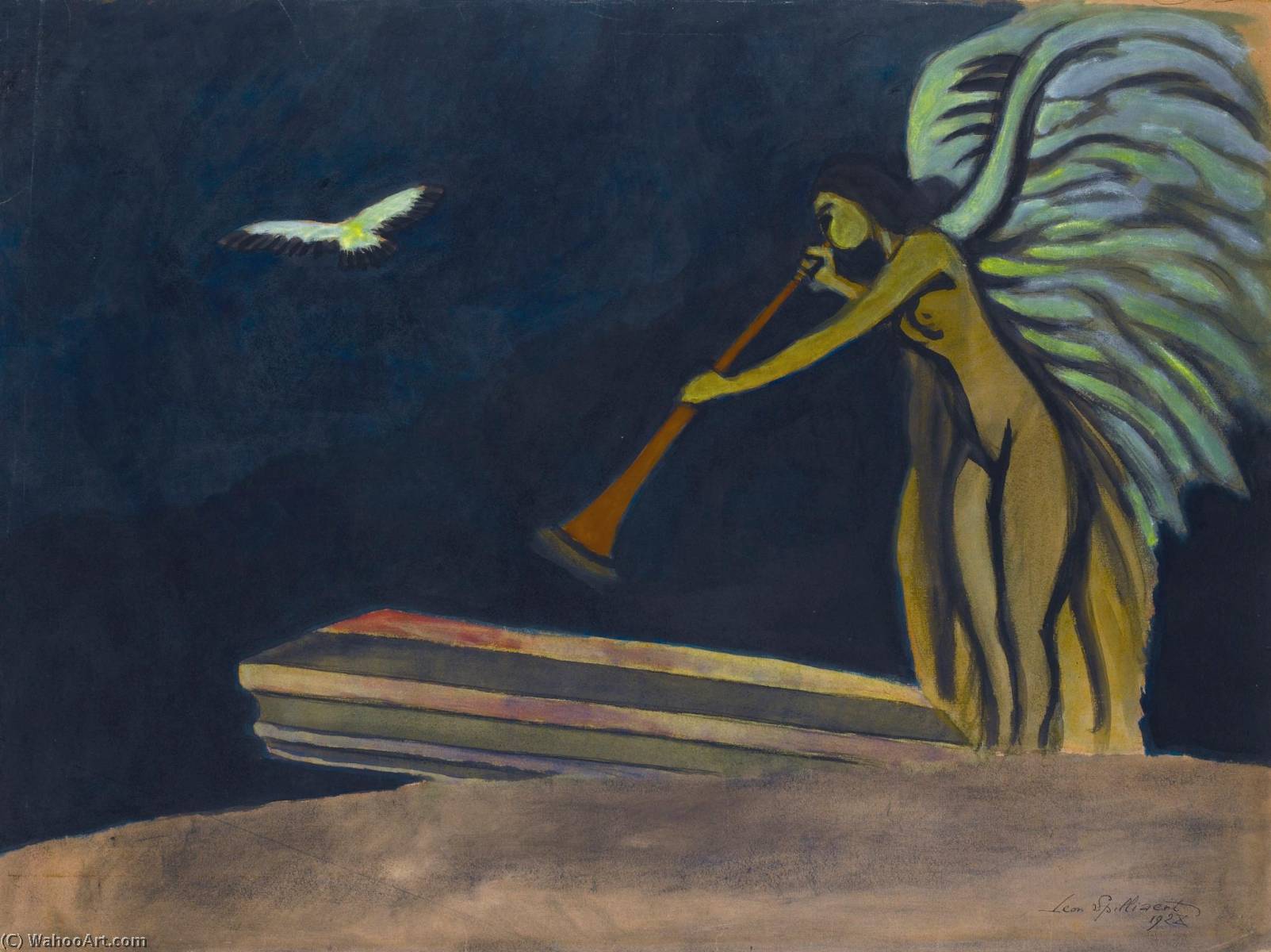 Order Oil Painting Replica Resurrection by Leon Spilliaert (1881-1946, Belgium) | ArtsDot.com