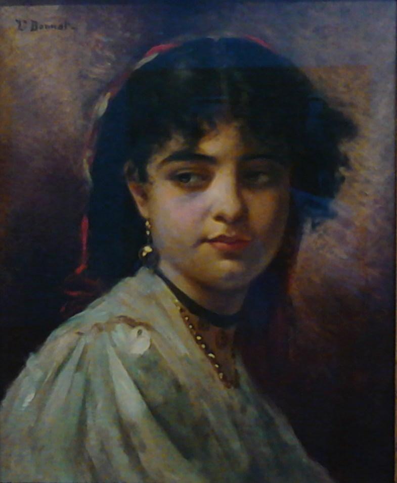 Order Oil Painting Replica Head of a Woman by Léon Joseph Florentin Bonnat (1833-1922) | ArtsDot.com