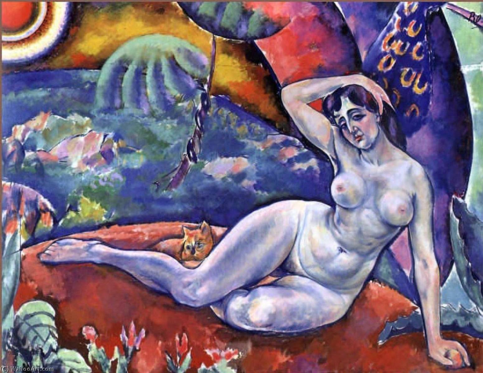 Order Paintings Reproductions Eve by Vladimir Baranoff Rossiné (1888-1944) | ArtsDot.com