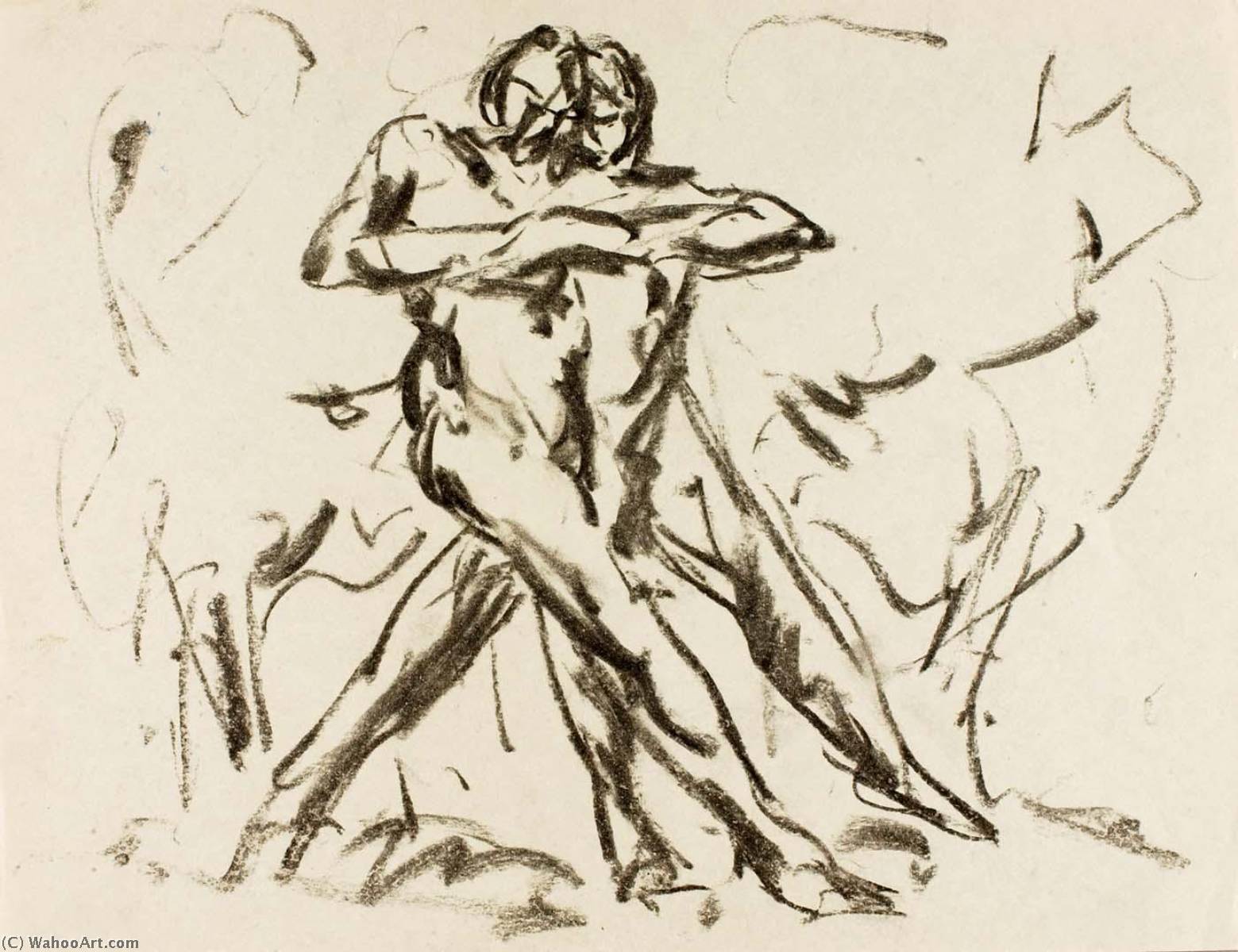 Order Art Reproductions Nude Dancers by Alfred Henry Maurer (1868-1932, United States) | ArtsDot.com
