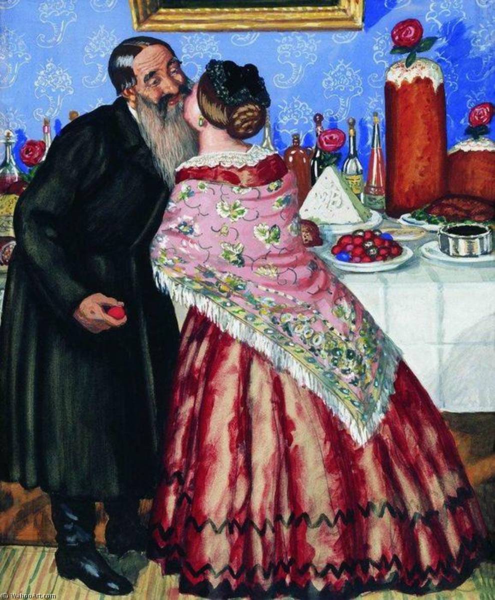 順序 油絵 イースター, 1916 バイ Boris Mikhaylovich Kustodiev | ArtsDot.com