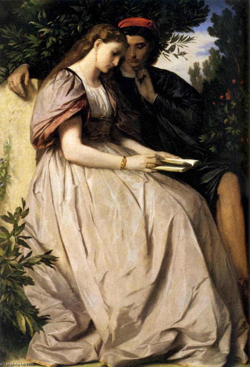 Pedir Reproducciones De Arte Italiano Paolo e Francesca, 1864 de Anselm Feuerbach (1829-1880) | ArtsDot.com