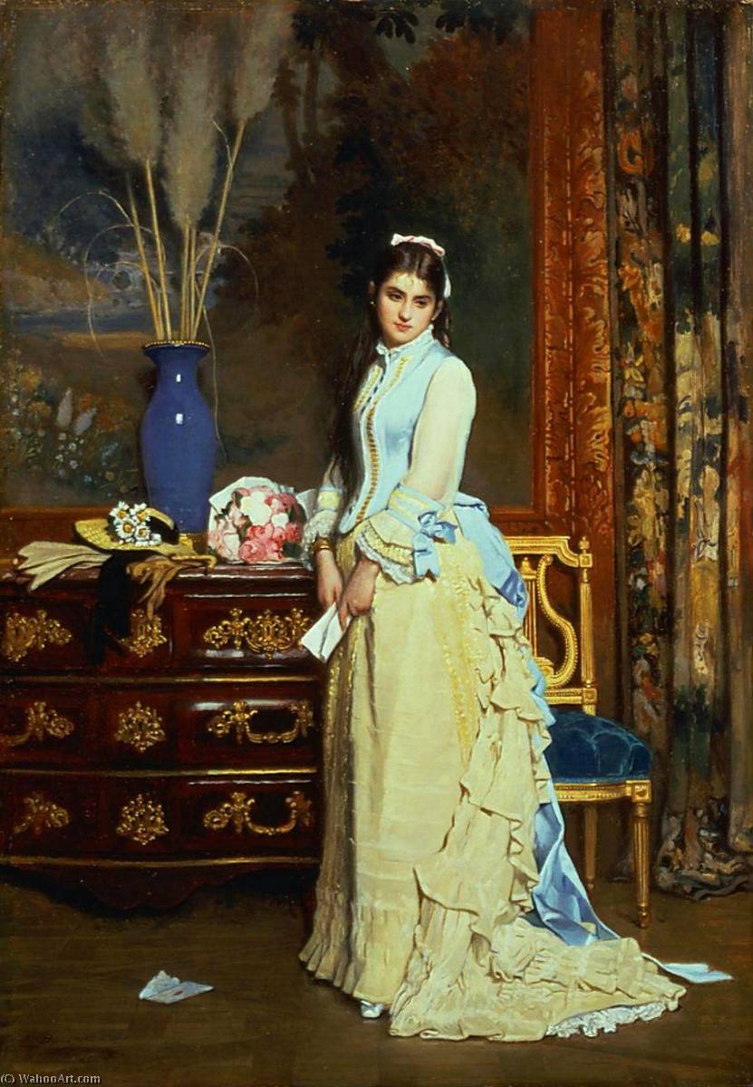 Order Art Reproductions Indecision by Charles Baugniet (1814-1886) | ArtsDot.com